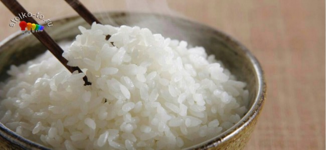 сколько калорий в рисе