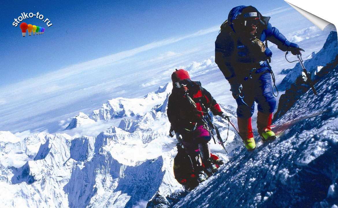 Сколько км гора Эверест